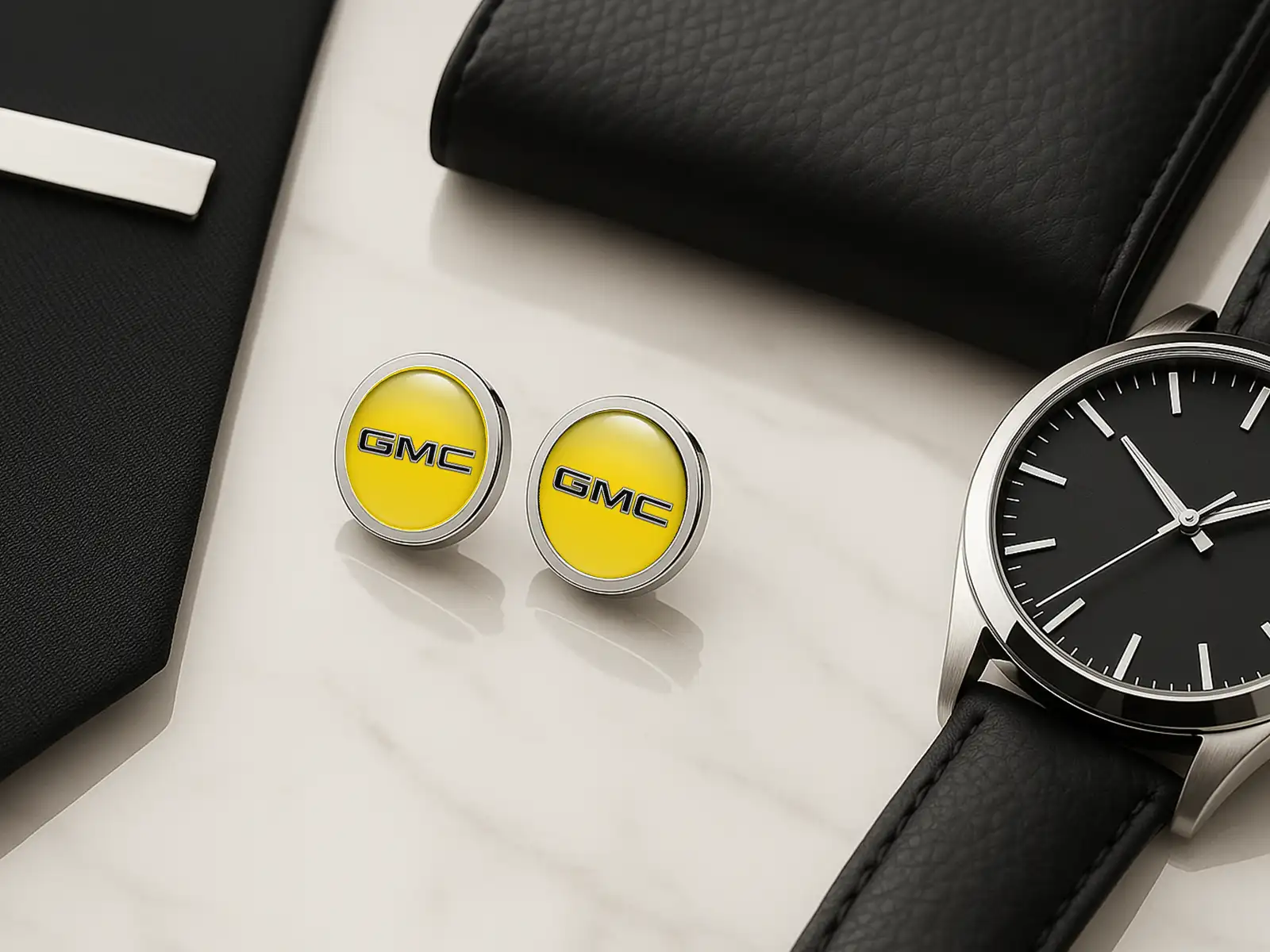 GMC Einzigartige Herren Manschettenknöpfe Luxus Designer